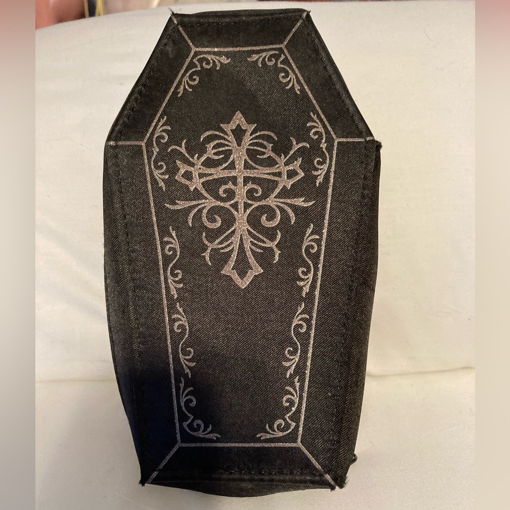 Y2K Glitter Goth Coffin Wallet